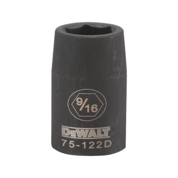 DEWALT 1/2 Drive X 9/16 6PT Standard Impact Socket